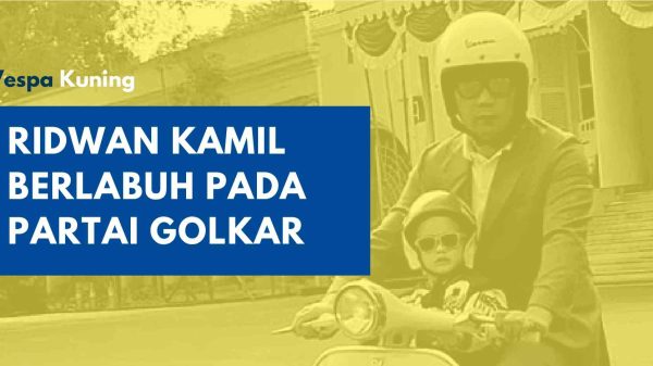 Vespa Kuning Ridwan Kamil Berlabuh Pada Partai Golkar